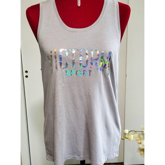 Victoria Sport Keyholes Back tank top sz S357 - Picture 3 of 7